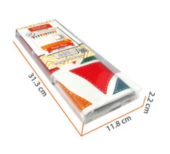 Muurstickers Feest Vlaggen (1 Vel) -Plakfolieweb Shop 1670286605