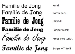 Voordeursticker Met Naam -Plakfolieweb Shop 1923765141