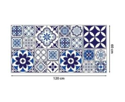 Vloersticker Spaanse & Marrokaanse Tegels Melange (1 Vel) -Plakfolieweb Shop 1925510550