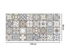 Vloersticker Spaanse Tegels Limestone (1 Vel) 5 Vloersticker Spaanse Tegels Limestone (1 Vel) -Plakfolieweb Shop 1925510559