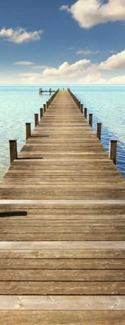 SALE: Muursticker/deursticker Steiger Aan Zee 45x200cm (BxL)