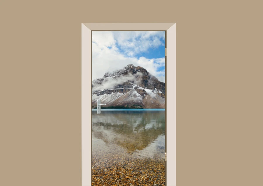 Deursticker Bergen 1 Deursticker Bergen