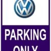 Sticker Parking Only Volkswagen