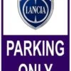 Sticker Parking Only Lancia