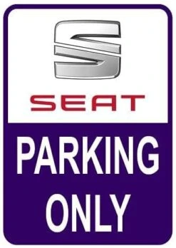 Sticker Parking Only Seat