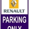 Sticker Parking Only Renault