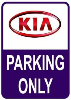 Sticker Parking Only Kia