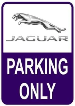 Sticker Parking Only Jaguar