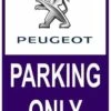 Sticker Parking Only Peugeot