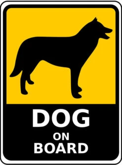Autosticker Dog On Board