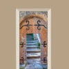 Deursticker Houten Poort
