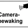 XL Sticker Camera Bewaking (A4-formaat)