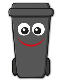 Containersticker Gezicht: Fred De Klikosticker