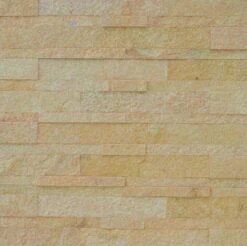 Steenstrip 3D Met Kleeflaag Franse Steen 15x60cm (hxb)