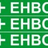 XL Sticker EHBO (19.5x28.5cm)