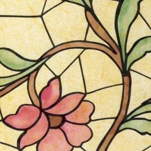 Raamfolie Bloem (90cm) 1 Raamfolie Bloem (90cm)