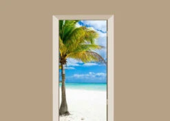 Deursticker Palmboom