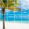 Foto Tegelsticker 15x15 'Palmboom' 90x60 Cm Hxb