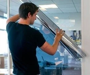 Veiligheidsfolie/spiegelfolie One Way (90cm) 1 Veiligheidsfolie/spiegelfolie One Way (90cm)