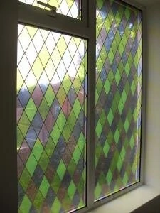 Raamfolie Diamant Glas In Lood Voor HR++ Glas (61cm) 3 Raamfolie Diamant Glas In Lood Voor HR++ Glas (61cm) - Afbeelding 3