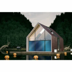 Statisch Zonwerend Raamfolie Anti-inkijk Blauw (90cm) -Plakfolieweb Shop 1979170236