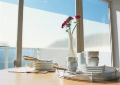 Statisch Raamfolie Linnenlook Creme (46cm) -Plakfolieweb Shop 1979170341