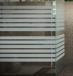 Statisch Raamfolie Office Strepen (geschikt Voor Dubbel, HR+ En HR++ Glas) (46cm) -Plakfolieweb Shop 1979170560