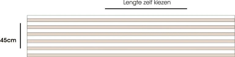 Statisch Raamfolie Strepen (45cm) 2 Statisch Raamfolie Strepen (45cm) - Afbeelding 2